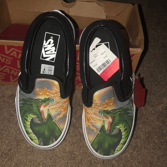 vans dragon slip on